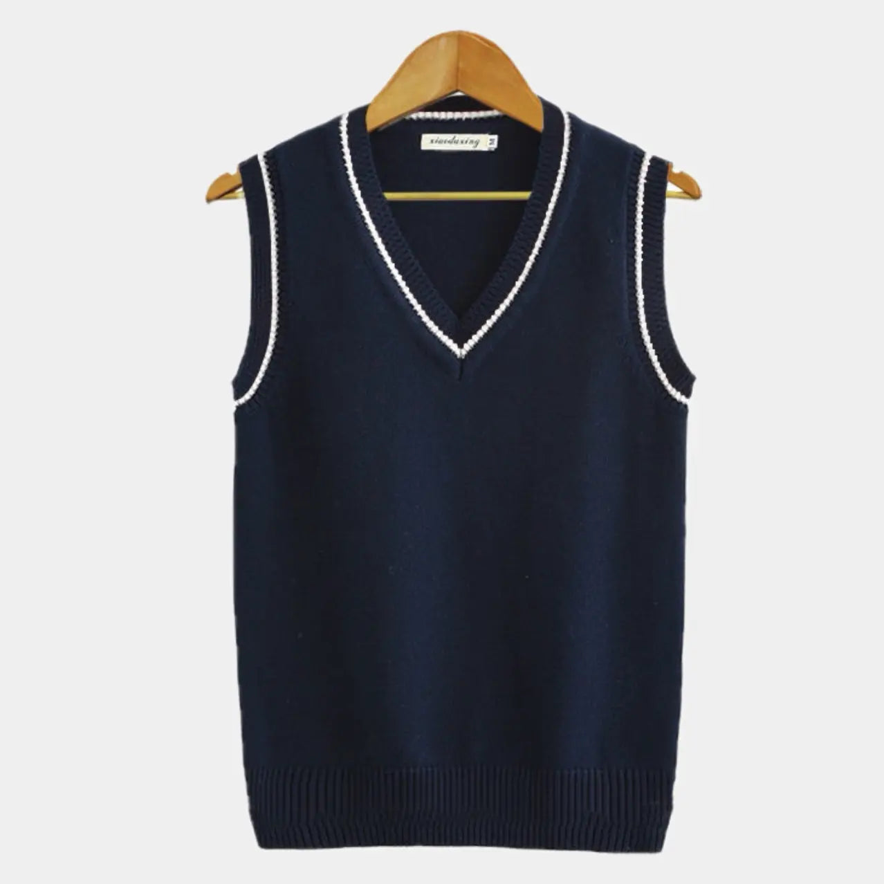Jansen Knitted Vest | V-Neck Sleeveless Knit for Autumn