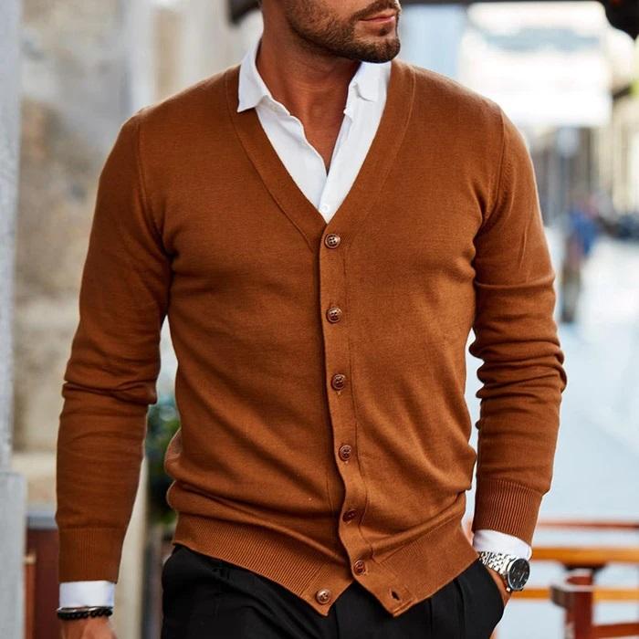 Ibriel Cardigan | Men's Casual Knit Cardigan