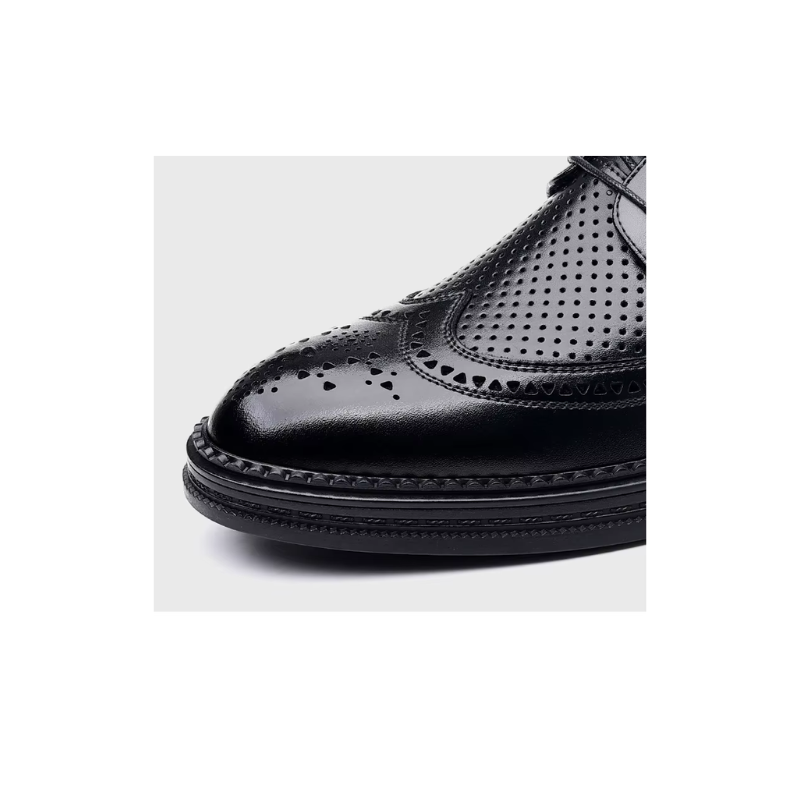 Ichabod Dress Shoes | Men's Refined Vegan Leather Wingtip Oxfords