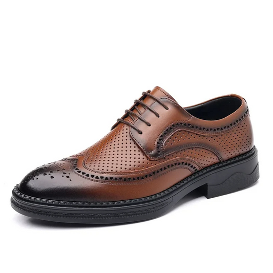 Ichabod Dress Shoes | Men's Refined Vegan Leather Wingtip Oxfords