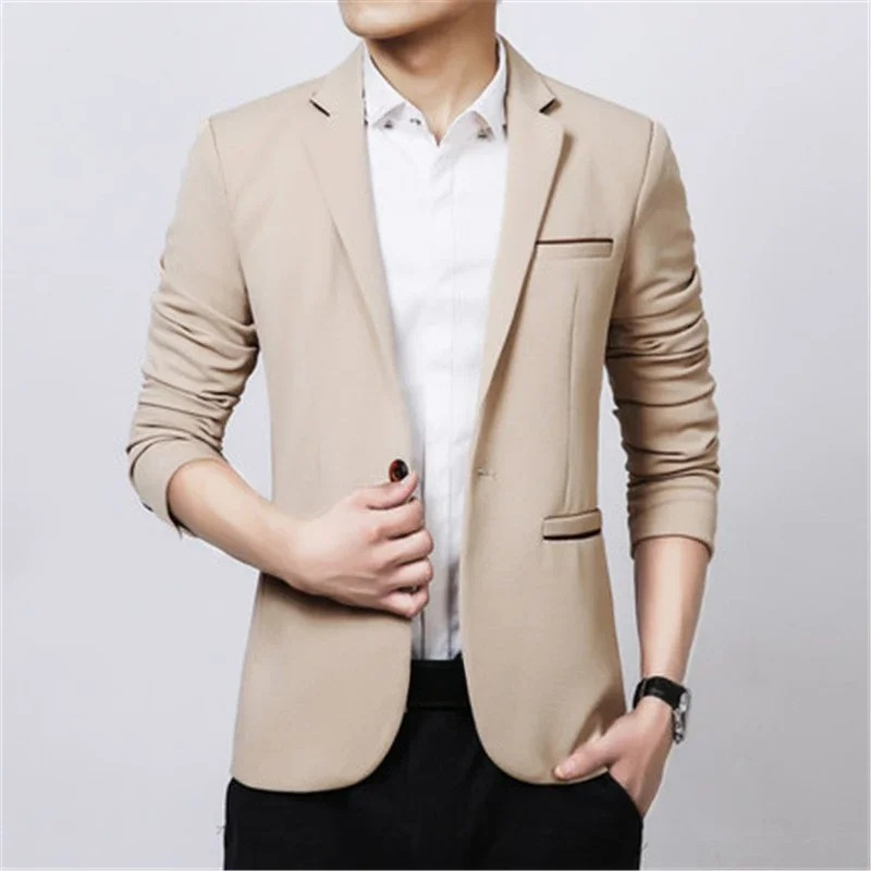 Idanell Blazer | Men's Casual Slim-Fit Blazer with One Button