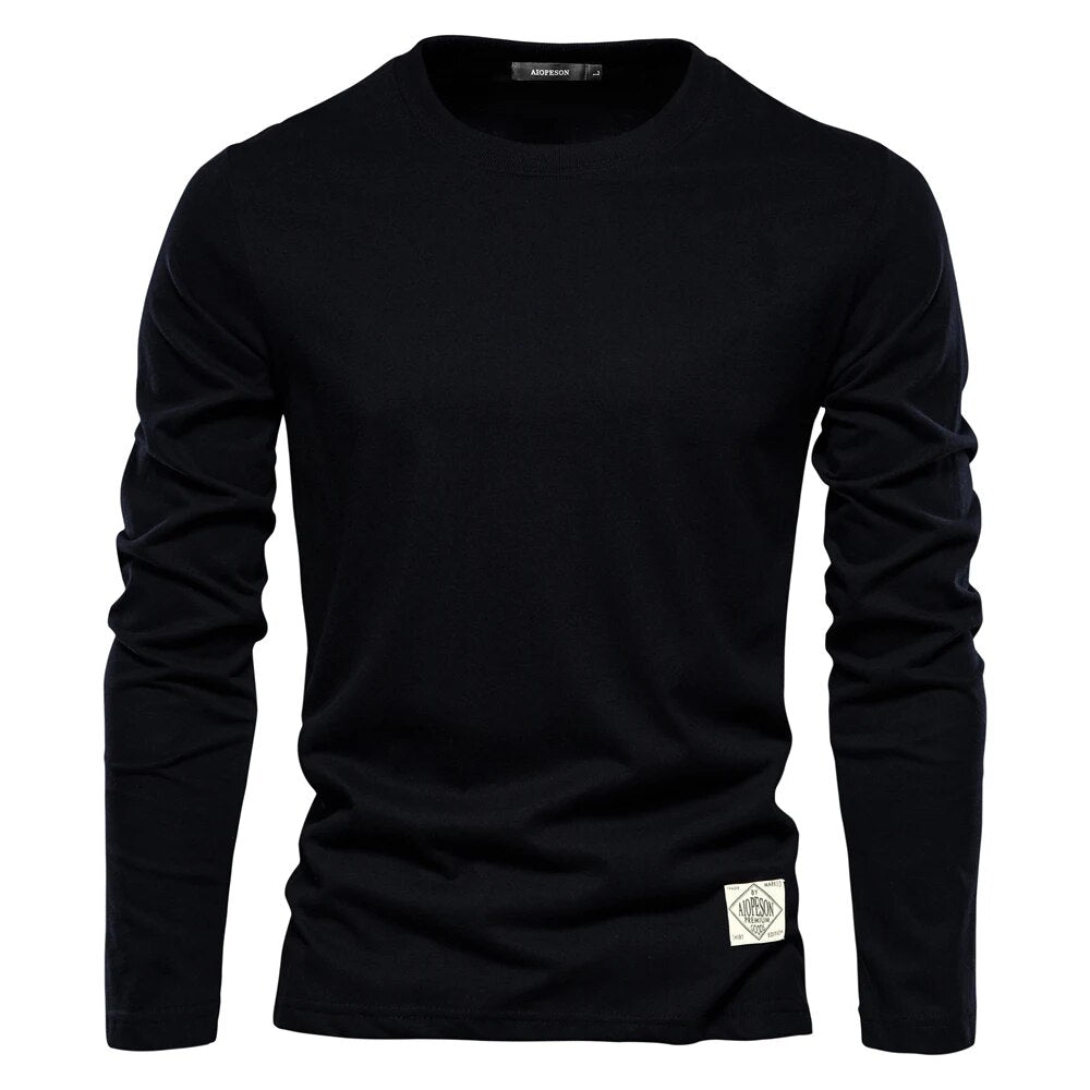 Kenan T-Shirt | Men's Autumn Long Sleeve Classic Crewneck Tee