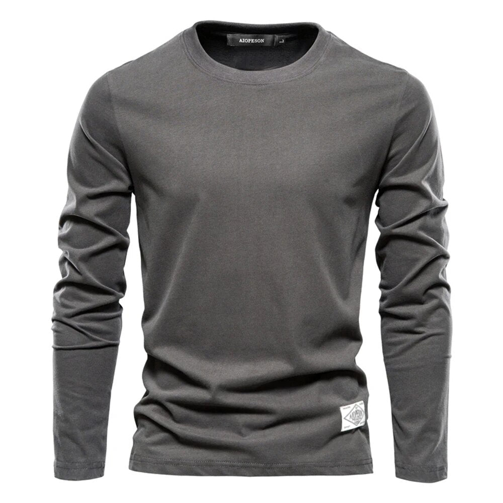 Kenan T-Shirt | Men's Autumn Long Sleeve Classic Crewneck Tee