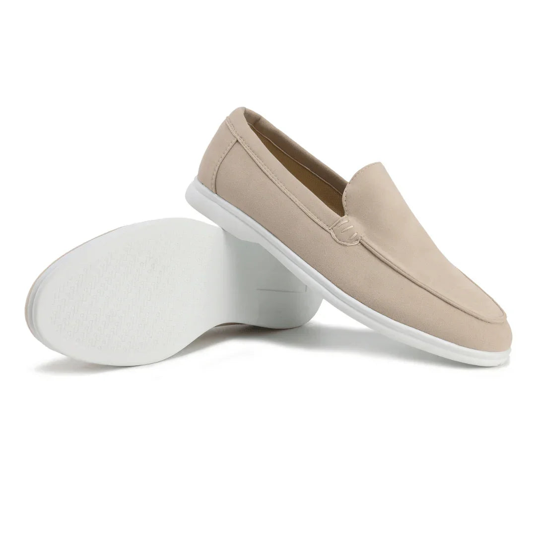 Kamil Men’s Shoes | Suede Slip-On Loafers with Low-Profile Design for Autumn