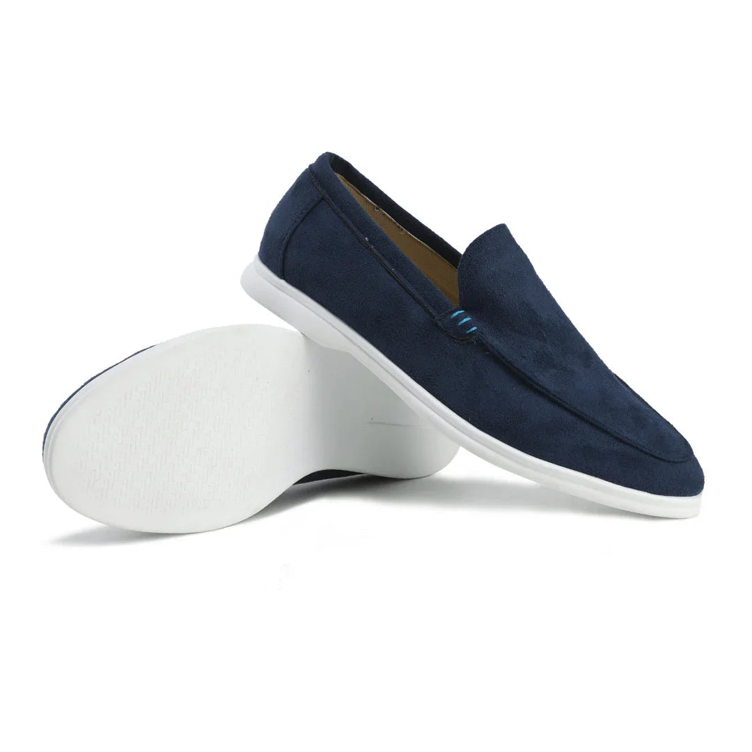 Kamil Men’s Shoes | Suede Slip-On Loafers with Low-Profile Design for Autumn