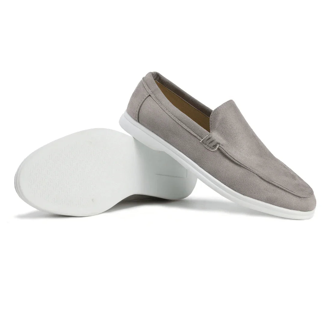 Kamil Men’s Shoes | Suede Slip-On Loafers with Low-Profile Design for Autumn