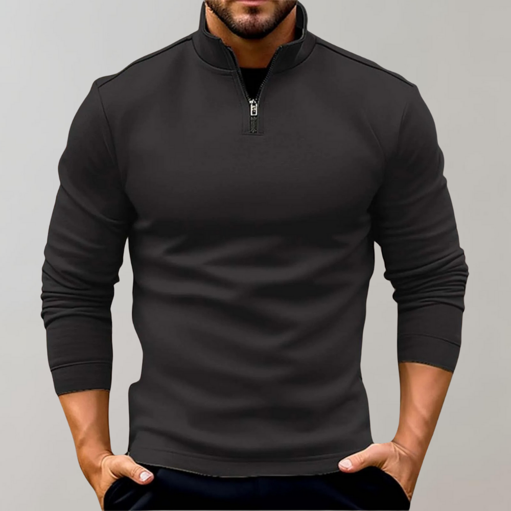 Kit Sweatshirt | Men's Autumn Quarter-Zip Mock Neck