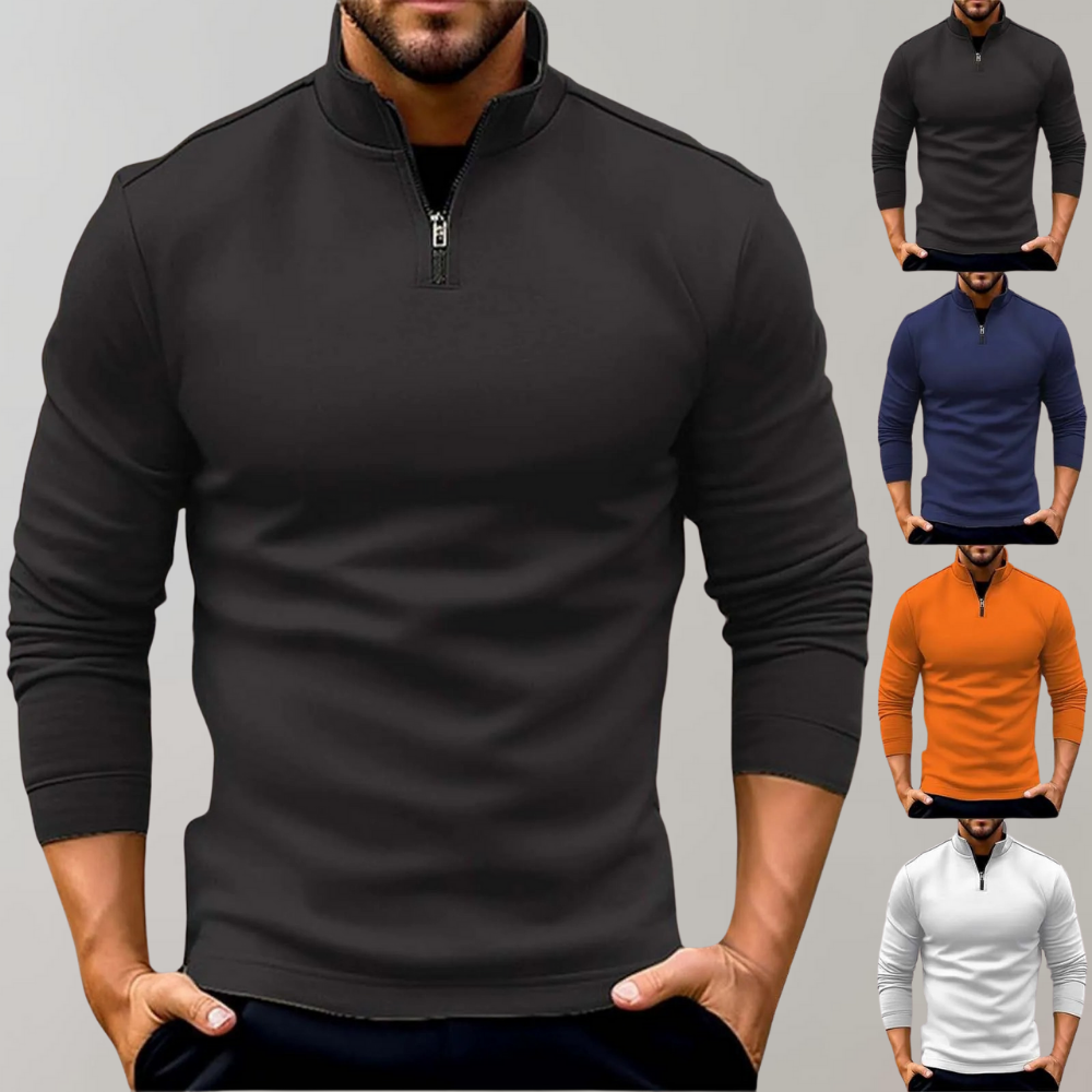 Kit Sweatshirt | Men's Autumn Quarter-Zip Mock Neck