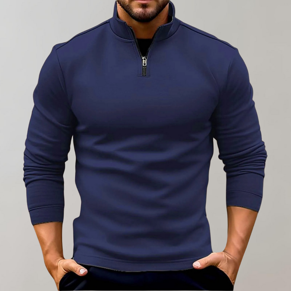 Kit Sweatshirt | Men's Autumn Quarter-Zip Mock Neck