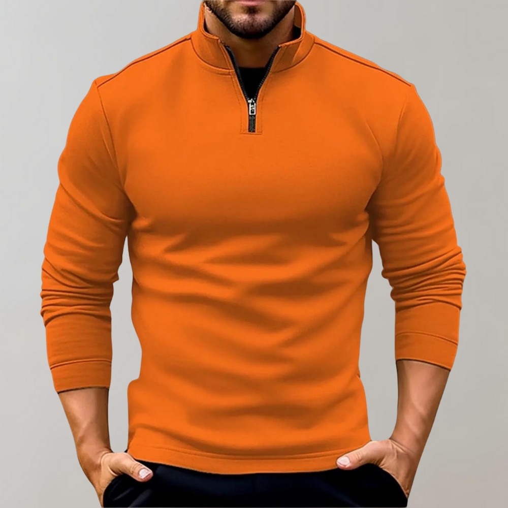 Kit Sweatshirt | Men's Autumn Quarter-Zip Mock Neck
