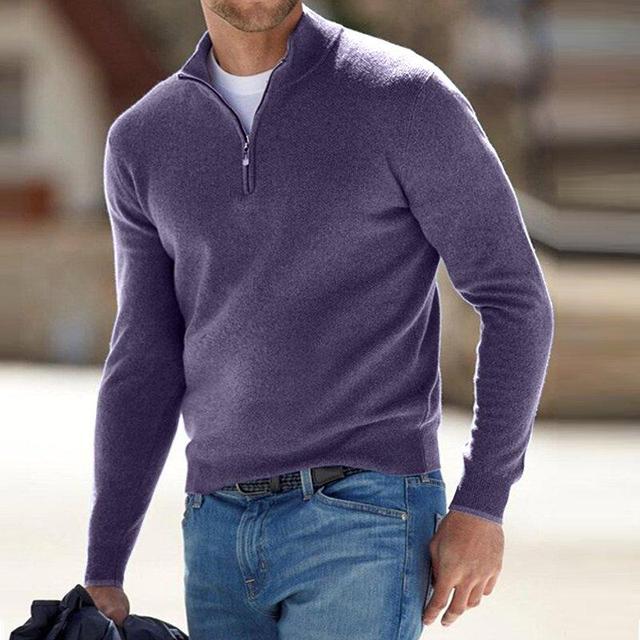 Jairus Half Zip Jumper| Men's Knit Jumper for Autumn