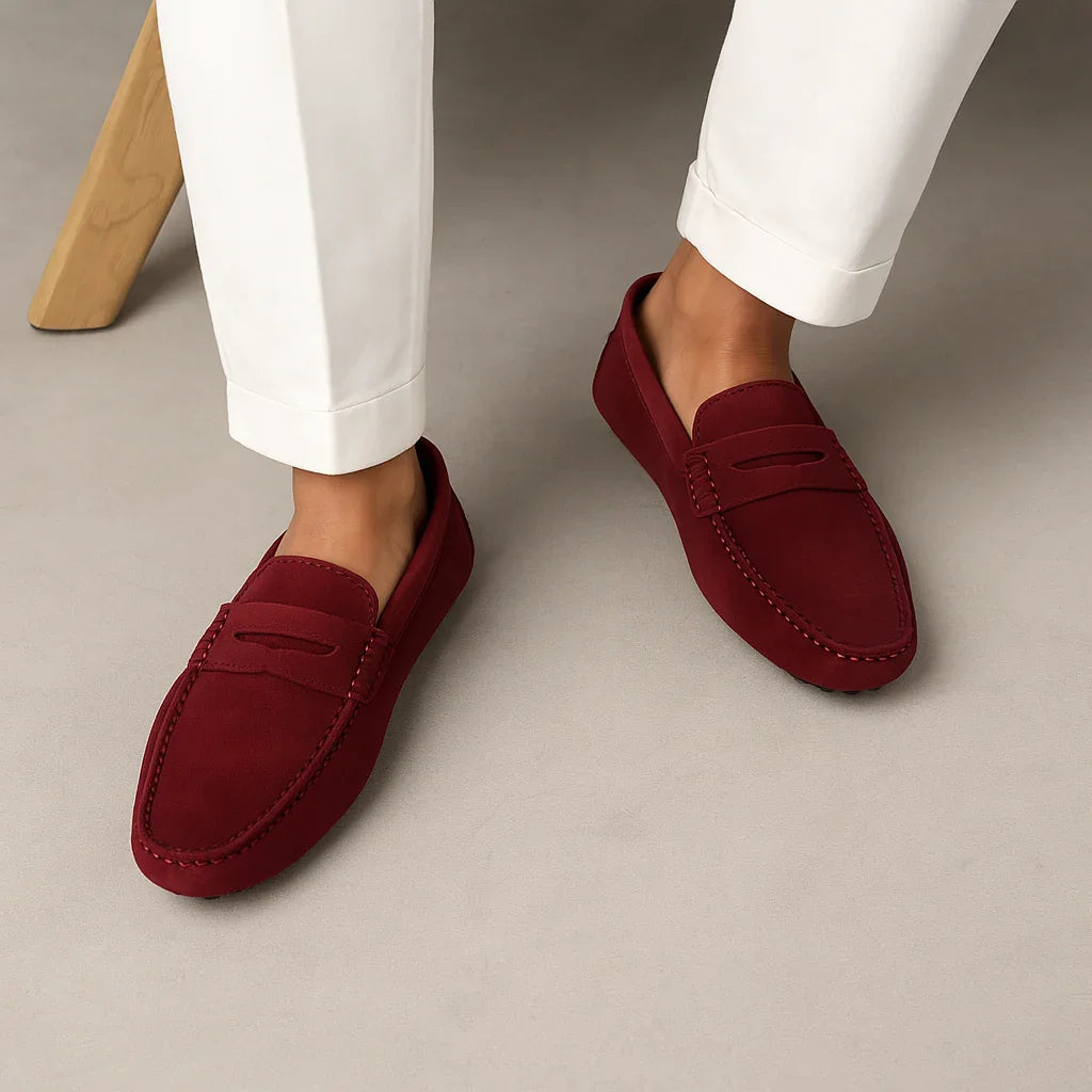 Kane Men’s Shoes | Suede Slip-On Loafers Autumn