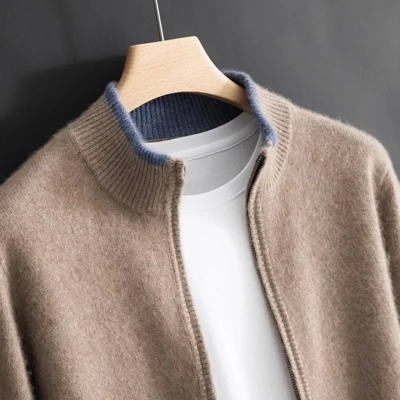 Landon Men’s Sweater | Zip-Up Sweater for Winter