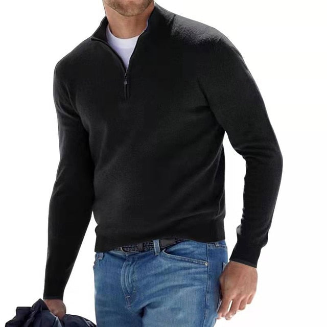 Jairus Half Zip Jumper| Men's Knit Jumper for Autumn