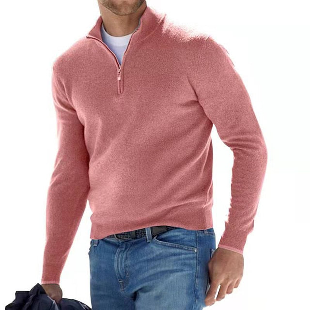 Jairus Half Zip Jumper| Men's Knit Jumper for Autumn