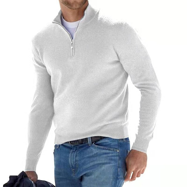 Jairus Half Zip Jumper| Men's Knit Jumper for Autumn