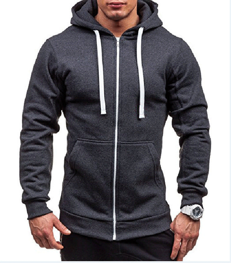 Merick Men’s Sweatjacket | Zip-Up Cotton Blend