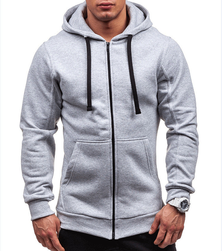 Merick Men’s Sweatjacket | Zip-Up Cotton Blend