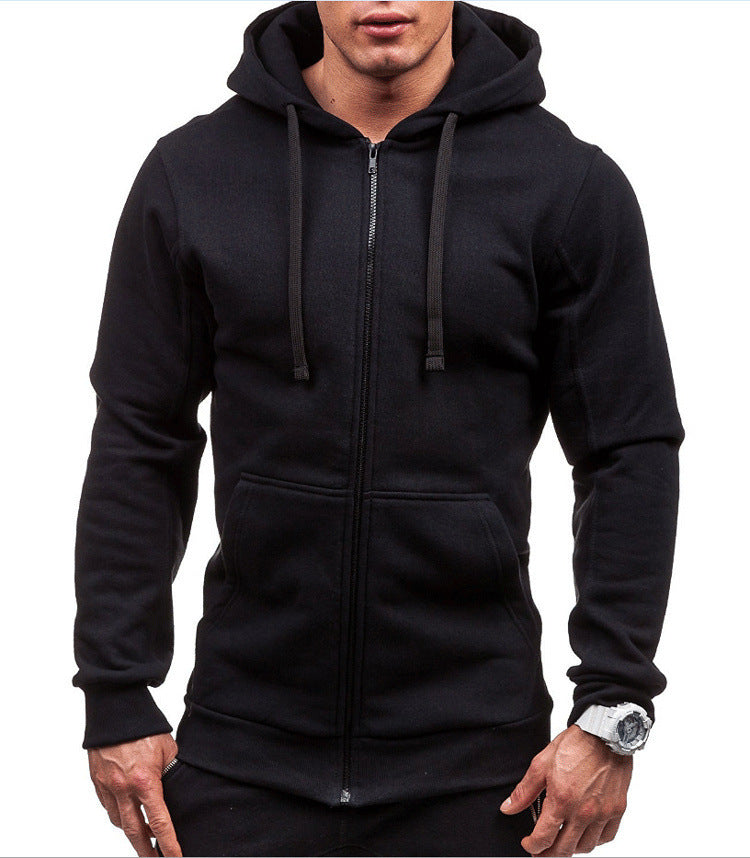 Merick Men’s Sweatjacket | Zip-Up Cotton Blend