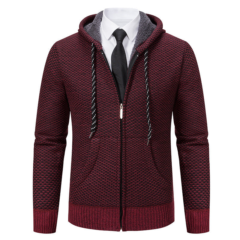 Logan Men’s Hoodie | Knitted Hoodie Autumn