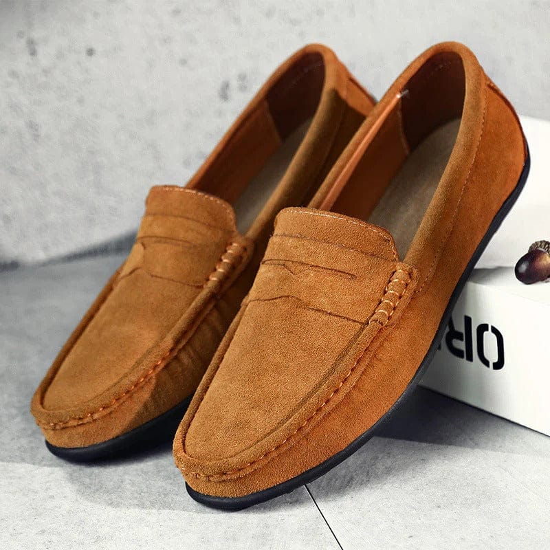 Kasper Loafers | Men's Suede Slip-On Casual Shoes