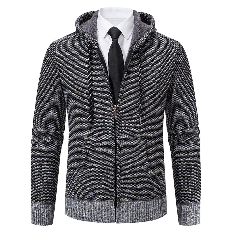 Logan Men’s Hoodie | Knitted Hoodie Autumn