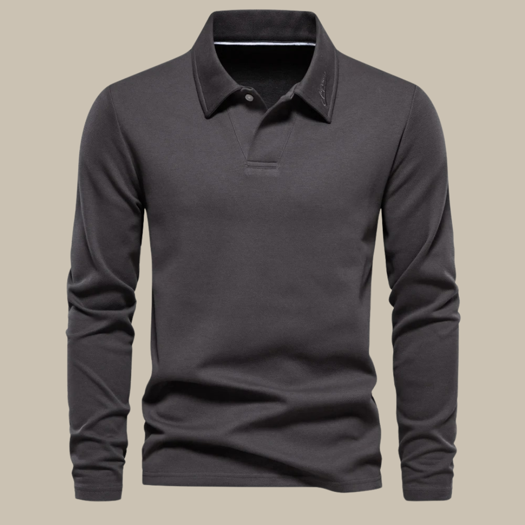 Keir Polo Shirt | Men's Autumn Long Sleeve Polo