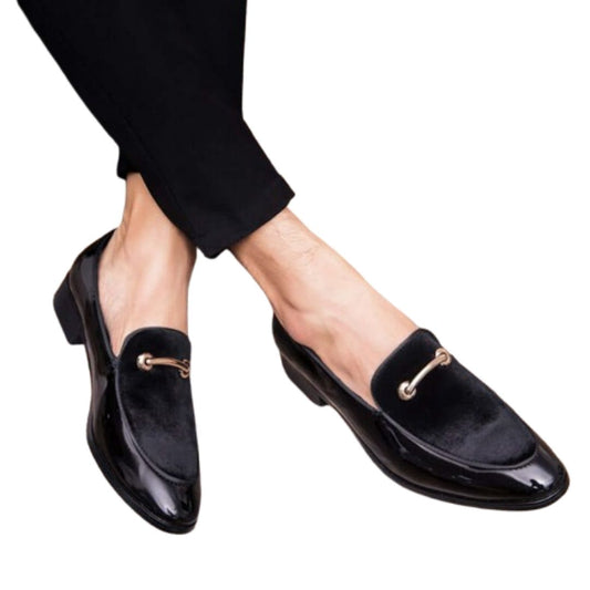 Kean Loafers | Men's Patent Leather Italian-Style Formal Shoes