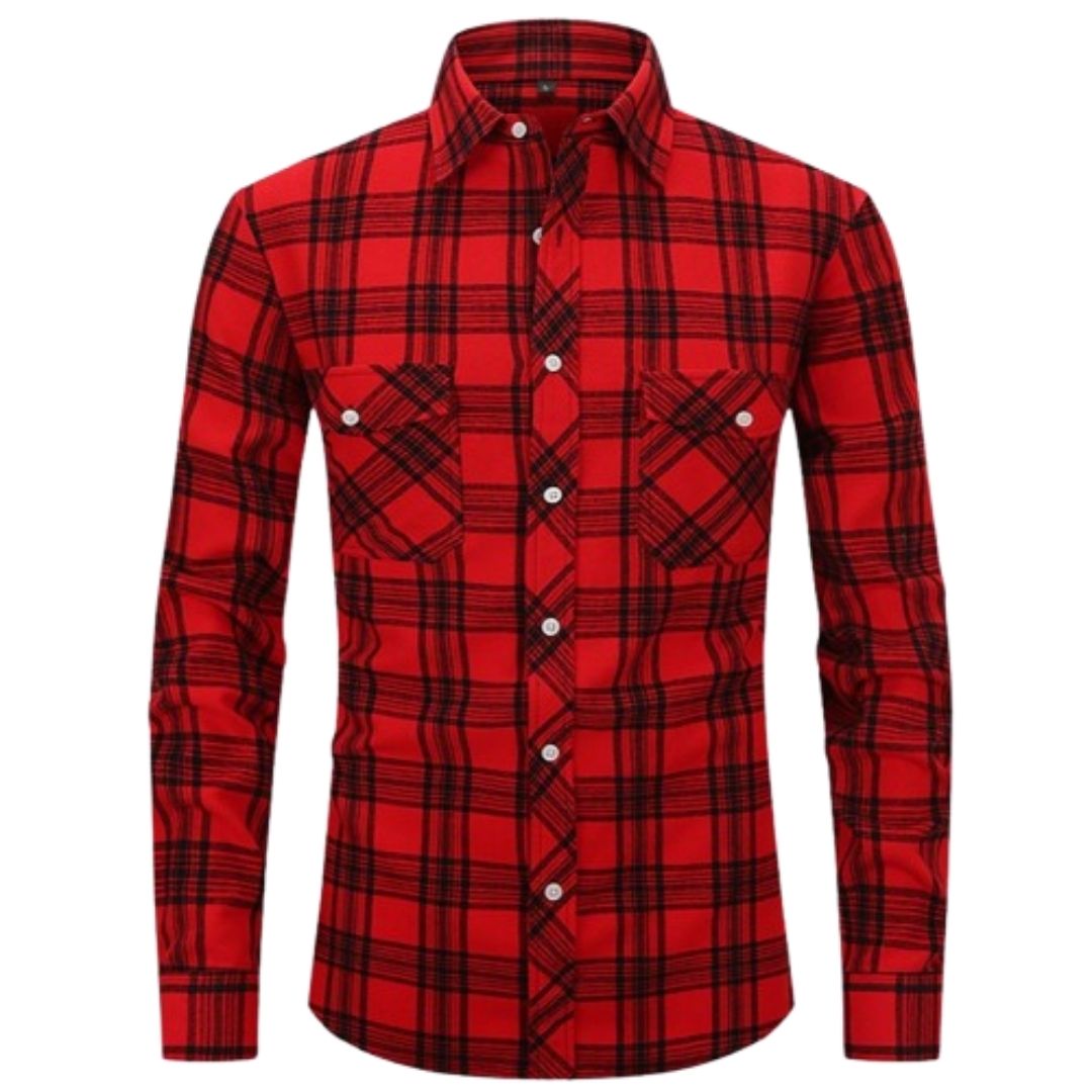 Leroy Men’s Shirt | Plaid Flannel Shirt for Autumn