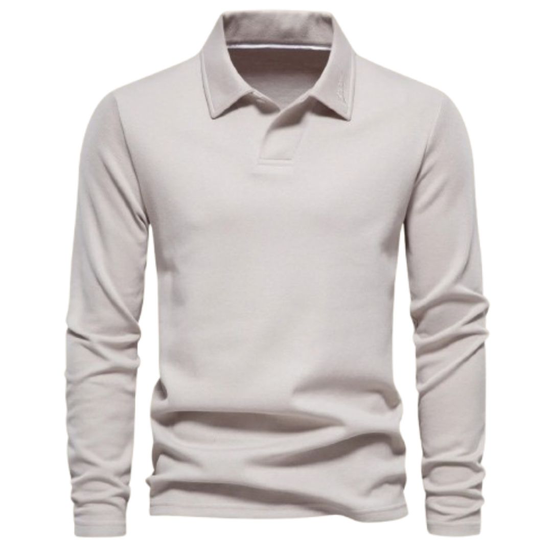 Keir Polo Shirt | Men's Autumn Long Sleeve Polo