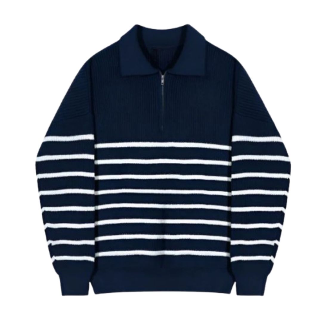 Leofric Men’s Jumper | Two-Tone Knit Jumper for Autumn