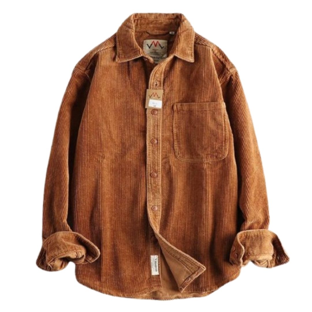 Jamison Corduroy Jacket | Button-Up Shirt Jacket for Autumn