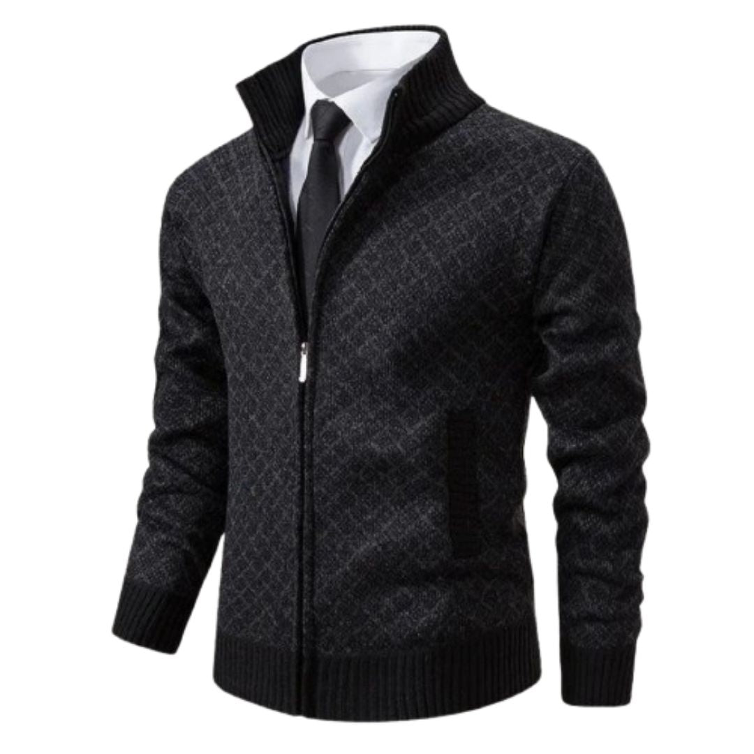 Jalen Full Zip Cardigan | Knitted Cardigan for Winter