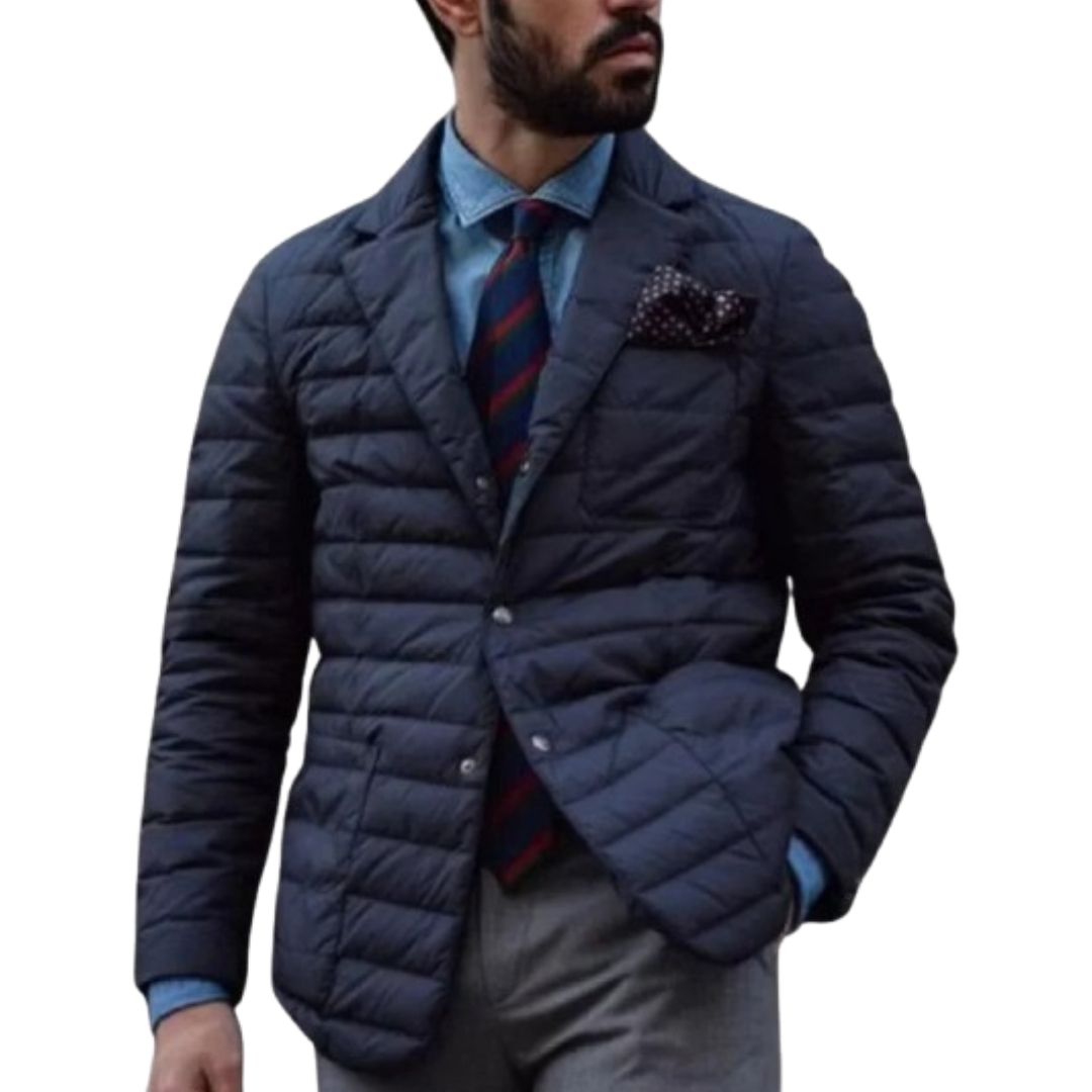 Kallum Quilted Jacket | Men's Winter Padded Smart Casual Outerwear