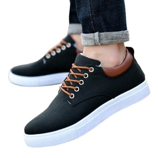 Jasiel Men’s Sneakers | Low-Top Canvas Sneakers  for Autumn