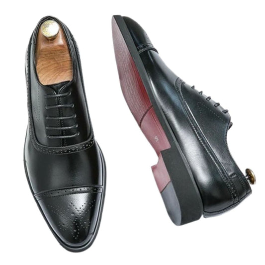 Karson Oxford Shoes | Men's Classic Leather Brogue Dress Shoes