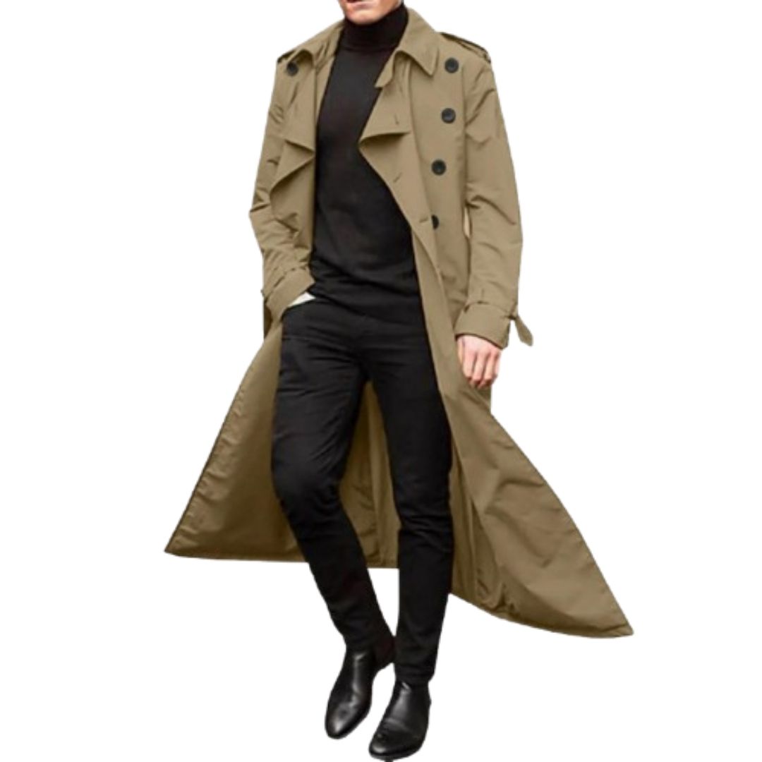 Francis Waterproof Trench Coat | Men's Stylish All-Weather Layer