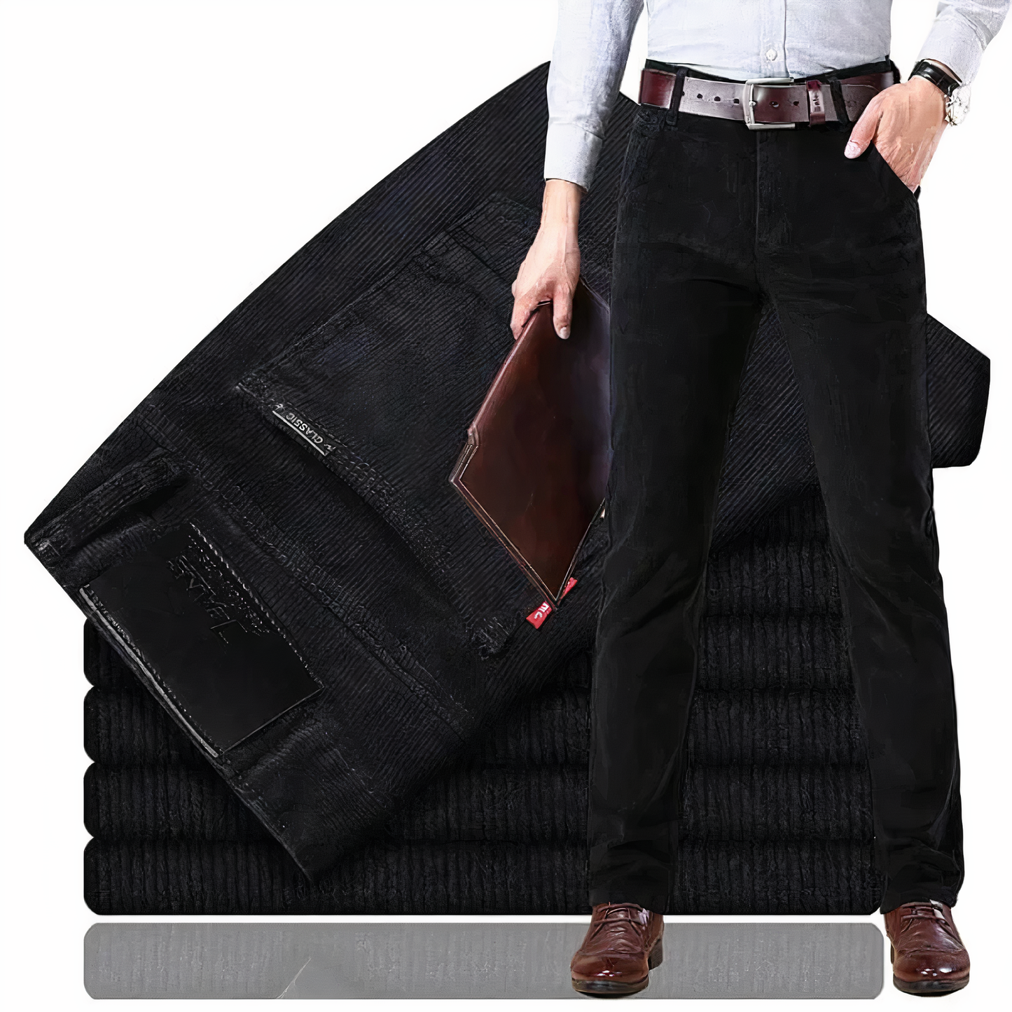 Kendal Corduroy Pants | Men's Autumn Straight-Leg Warm Casual Pants