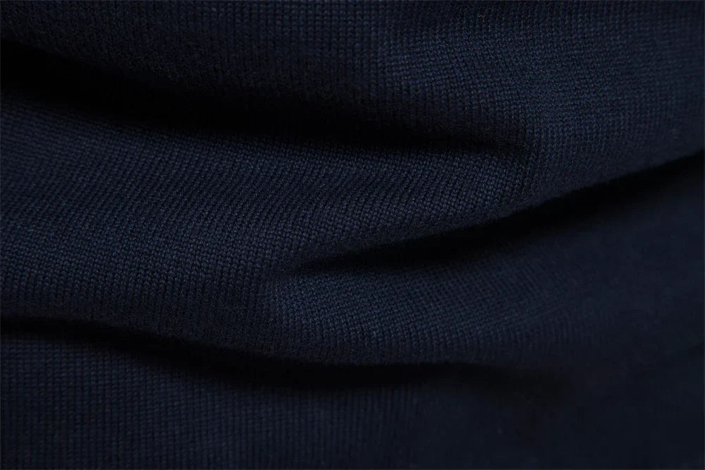 Jacob Men’s Jumper | Quarter-Zip Jumper with High Collar and Long Sleeves for Autumn