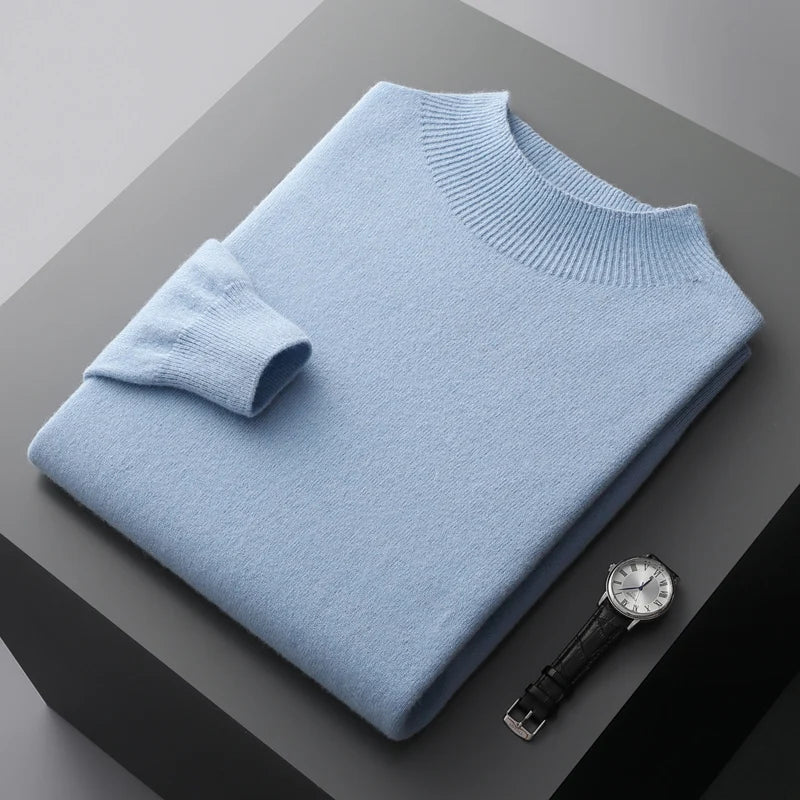 Jamari Crewneck Cardigan | Merino Wool Knit for Winter