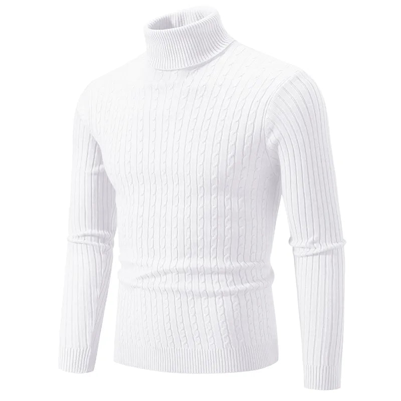 Jared Turtleneck Jumper | Cable Knit Jumper for Winter