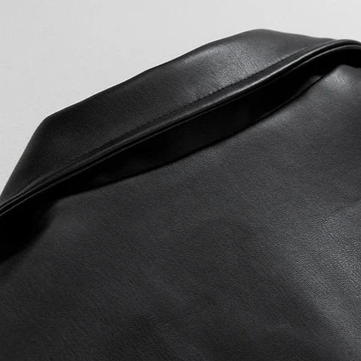 Kanoa Leather Jacket | Men's Autumn Oversized Jacket