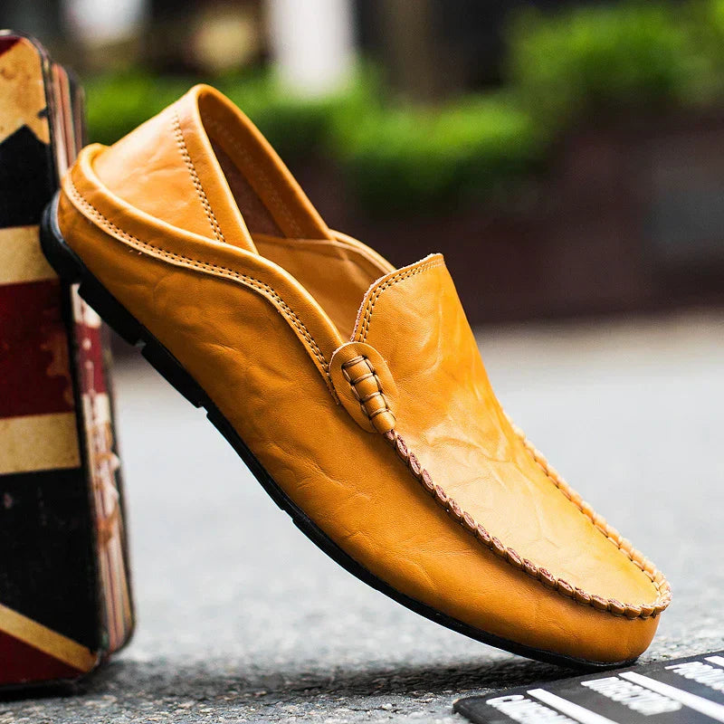 Kelson Loafers | Men's Autumn Casual Leather Slip-On Driving Shoes