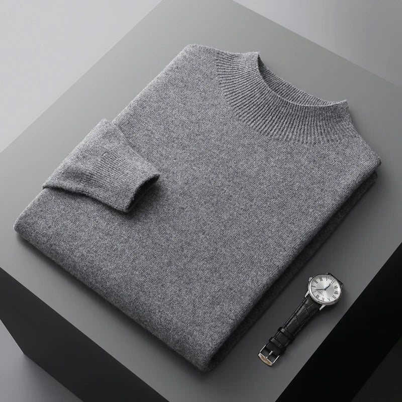 Jamari Crewneck Cardigan | Merino Wool Knit for Winter
