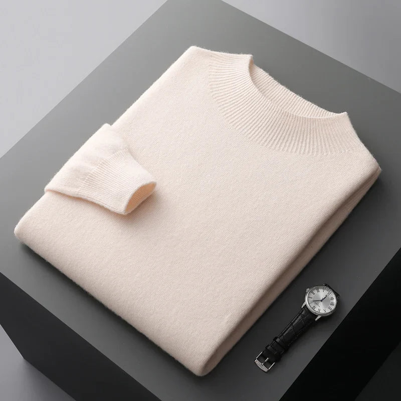 Jamari Crewneck Cardigan | Merino Wool Knit for Winter