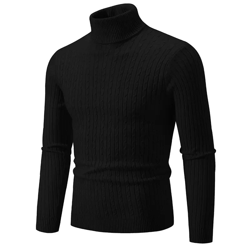 Jared Turtleneck Jumper | Cable Knit Jumper for Winter