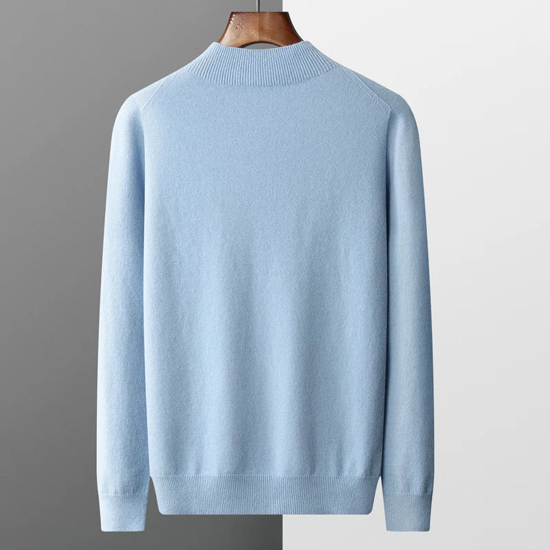 Jamari Crewneck Cardigan | Merino Wool Knit for Winter