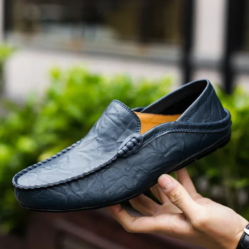 Kelson Loafers | Men's Autumn Casual Leather Slip-On Driving Shoes