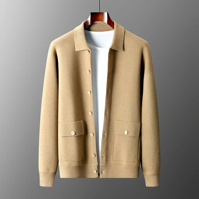 Jamar Button-Up Cardigan | Soft Knit Cardigan for Autumn