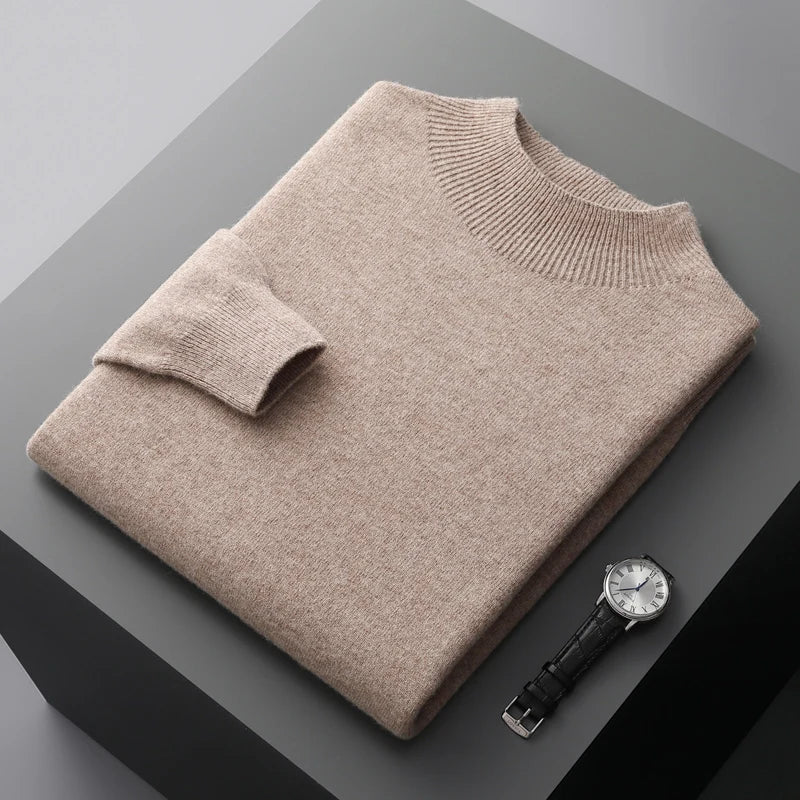 Jamari Crewneck Cardigan | Merino Wool Knit for Winter